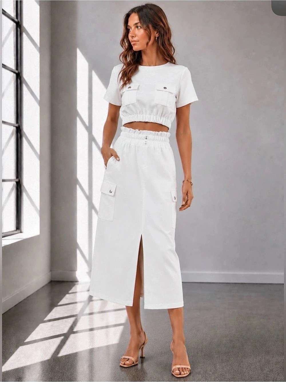 Coastal Grace Cargo set in White